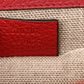 Amelia Dollar Calfskin Small Interlocking G Shoulder Bag Red