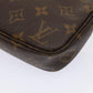 Louis Vuitton Pochette Accessoire  Canvas Clutch Bag