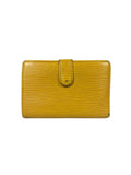 Louis Vuitton Epi Kiss Lock Wallet Yellow