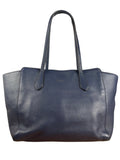 Gucci Blue Pebbled Leather Swinger Bag