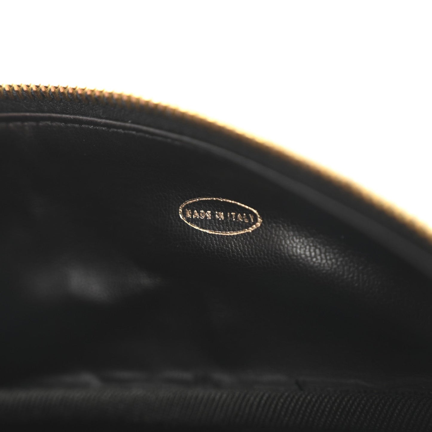 Amelia Lambskin Vanity Cosmetic Case Black