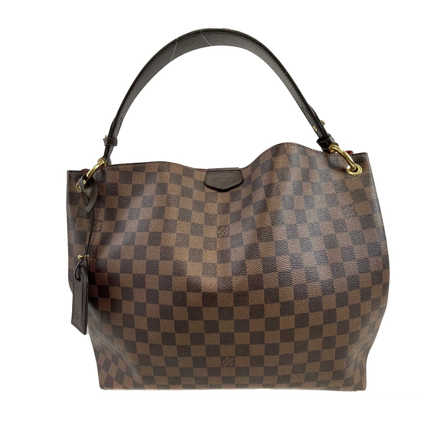 LOUIS VUITTON Very Good Graceful MM Damier Ebene Brown Handbag