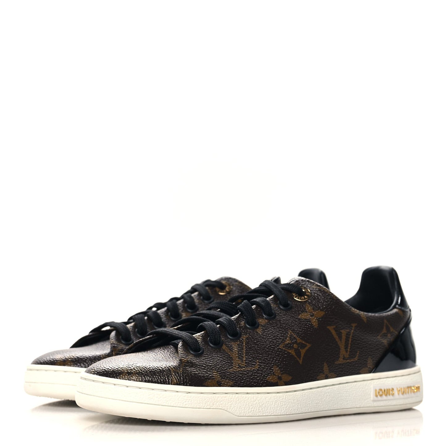 Louis Vuitton Patent Monogram Frontrow Sneakers