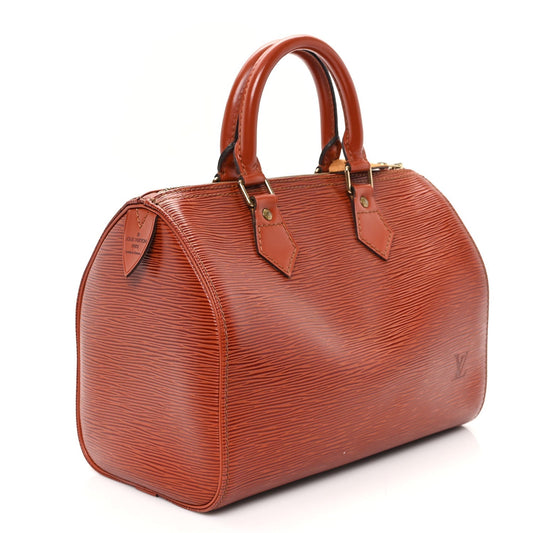 Louis Vuitton Epi Speedy 25 Kenyan Kenyan Fawn