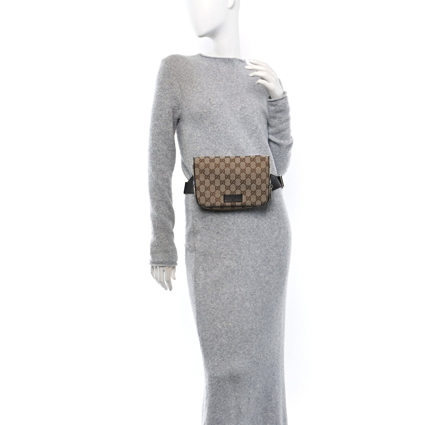 Amelia Monogram Belt Bag Dark Brown