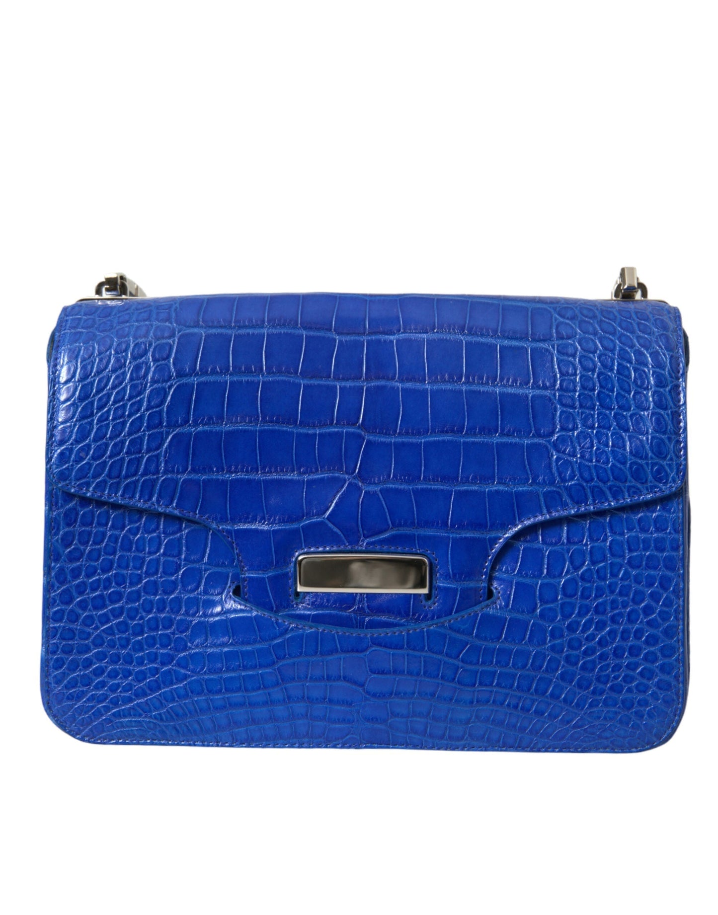 Blnciaga Chic Alligator Skin Chain Shoulder Women's Bag