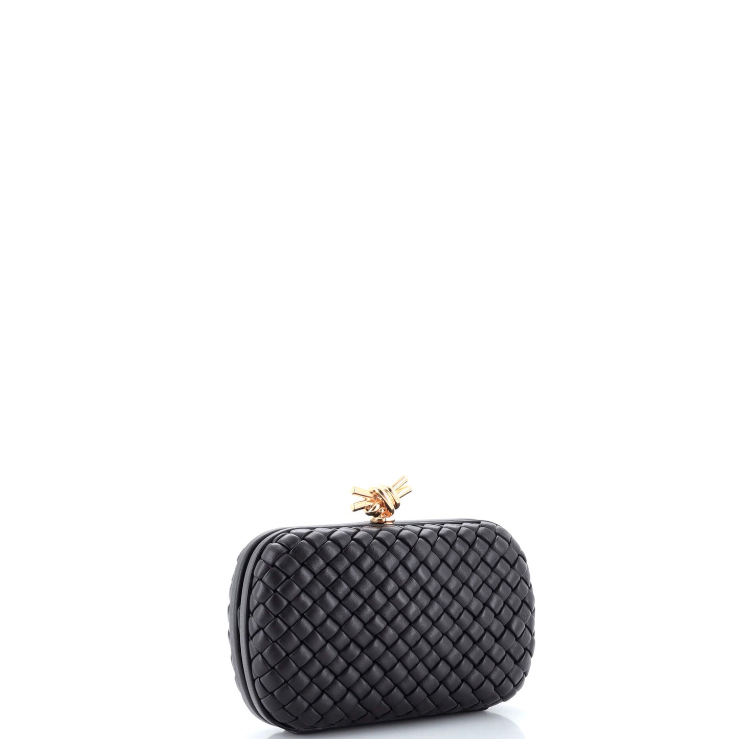 Box Knot Clutch NM Intrecciato Nappa Small