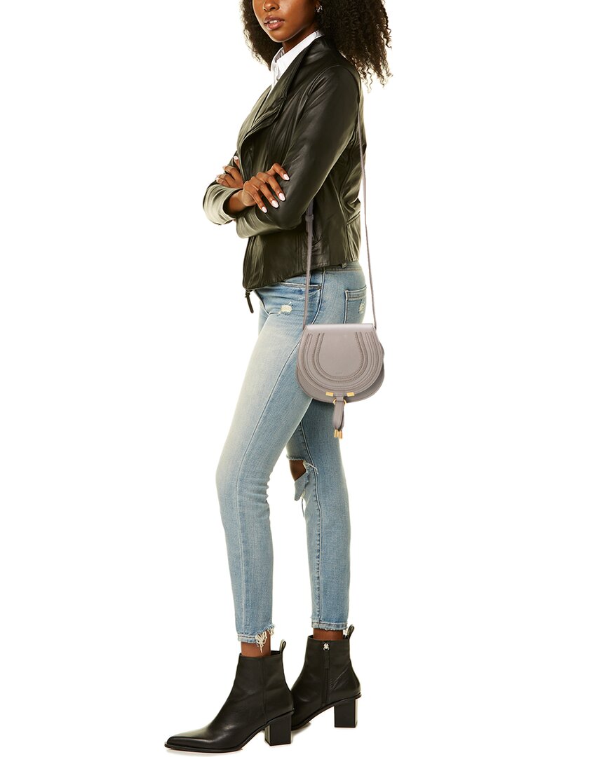 CHL - CC o? Marcie Small Leather Saddle Bag