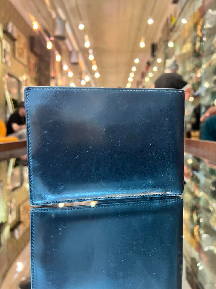 Prada Black Leather Bifold Wallet