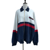 Gucci Striped Stitched Zipper Jacket