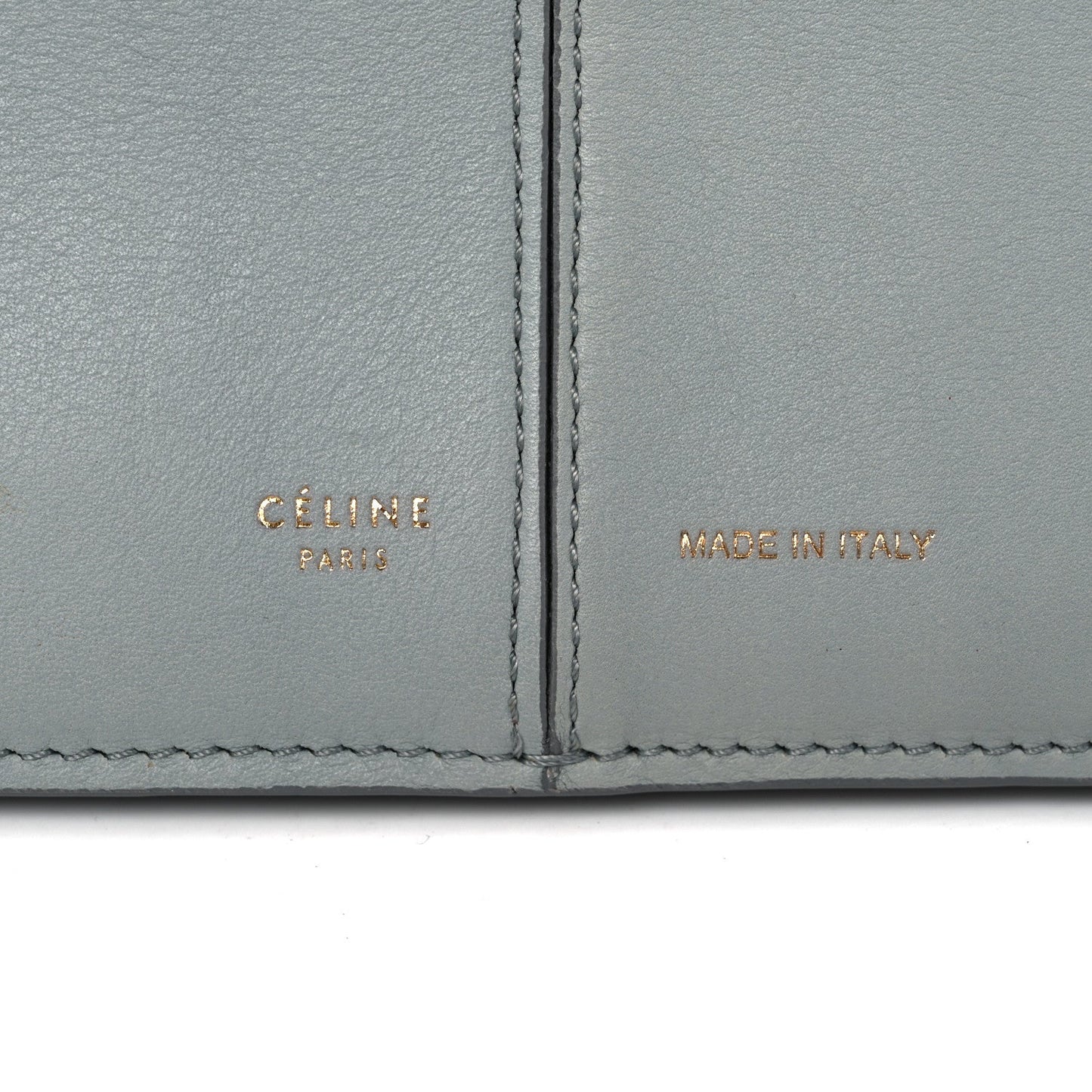 Celine Smooth Calfskin Medium Tri-Fold Bag Cloud