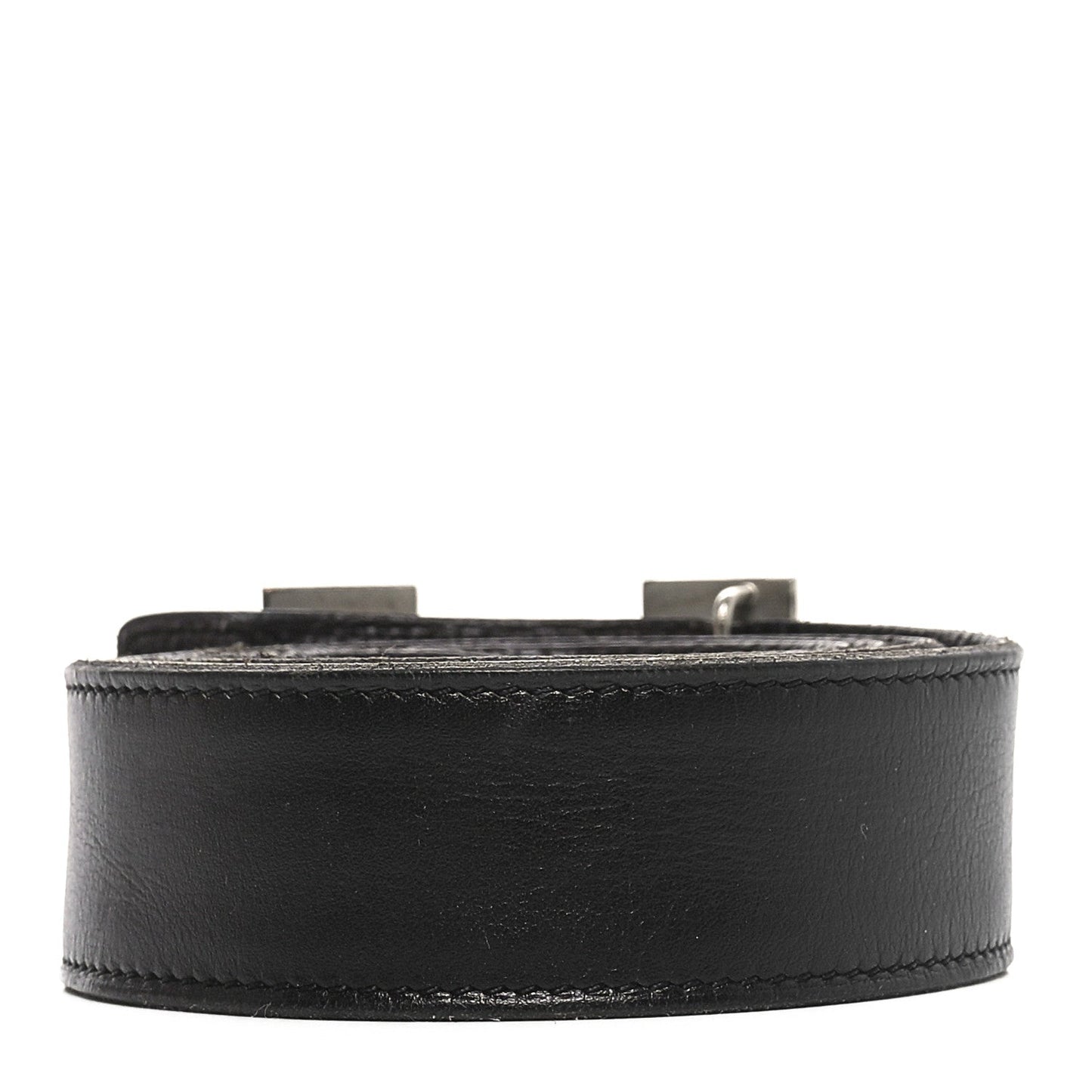 Amelia Box Togo 32mm H Belt 90 36 Black Chocolate