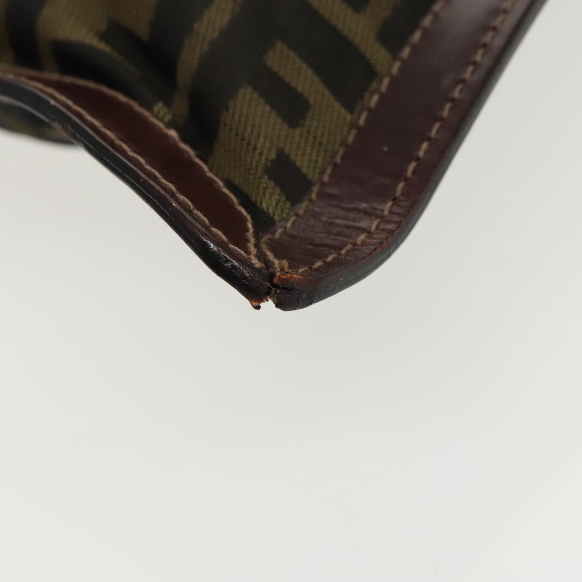Fendi Zucca  Canvas Clutch Bag