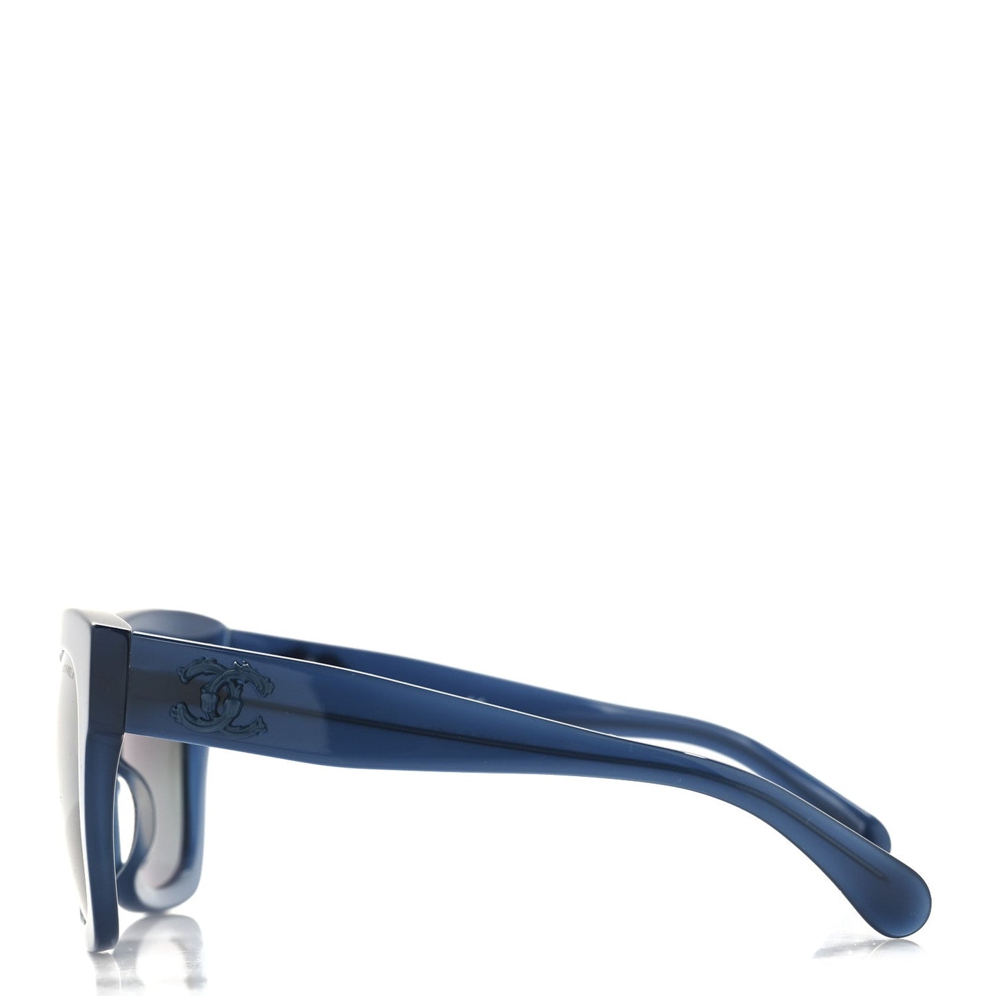 Amelia Acetate Mirror CC Square Fall Sunglasses 5357-A Blue