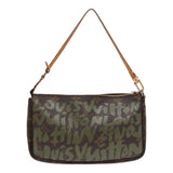 Louis Vuitton Pochette Accessoire  Canvas Clutch Bag
