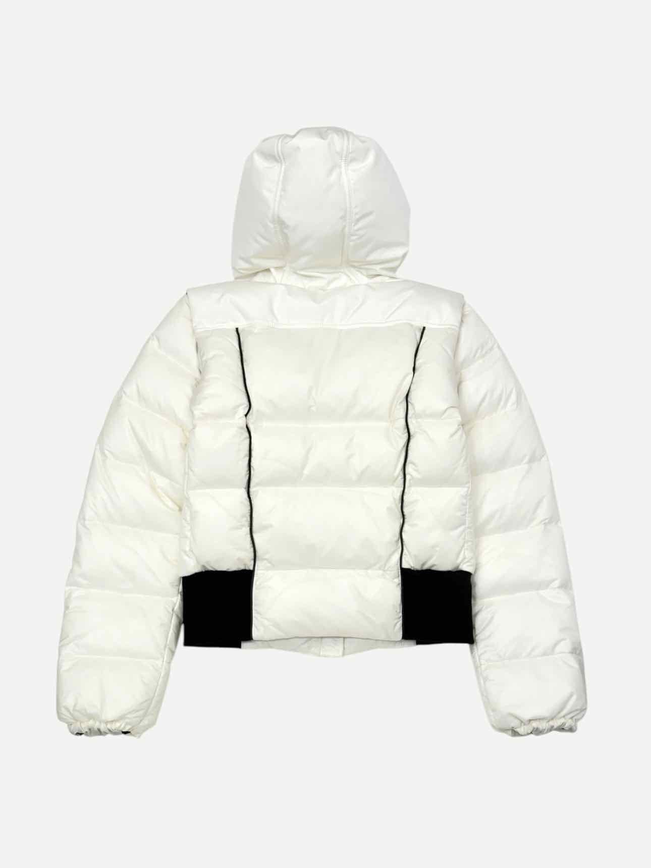 FENDI Hoodie Puffer White & Red Size US 4 Jacket