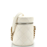 CHANEL Side Note Vanity Case Quilted Lambskin Small