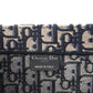Christian Dior Oblique Medium Book Tote Blue Multicolor