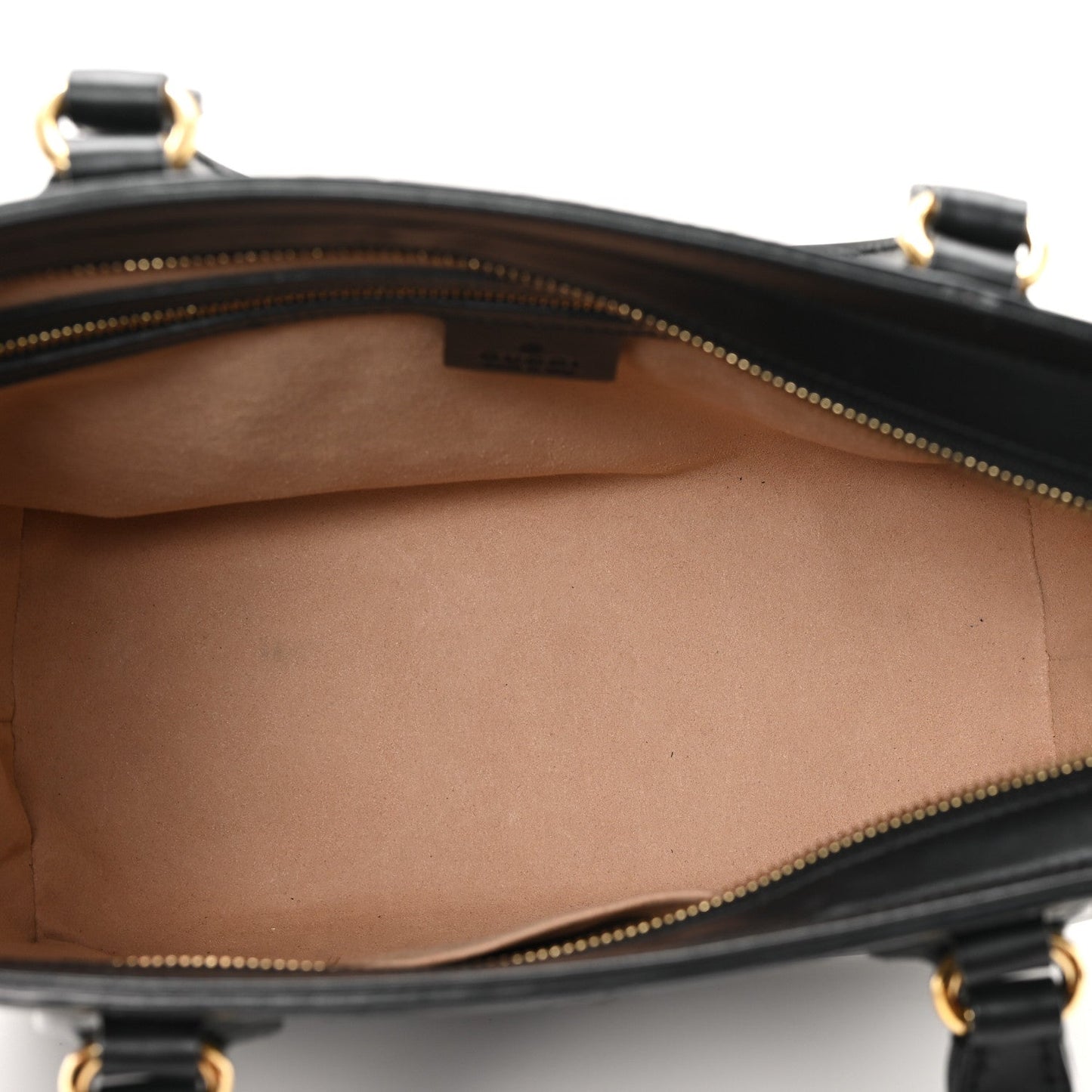 Amelia ssima Small Zippered Bucket Tote Black
