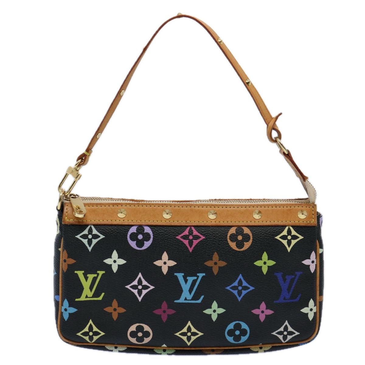Louis Vuitton Pochette Accessoires  Canvas Clutch Bag