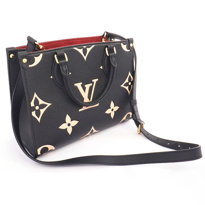 Louis Vuitton On The Go PM Bicolor Monogram Shoulder Bag