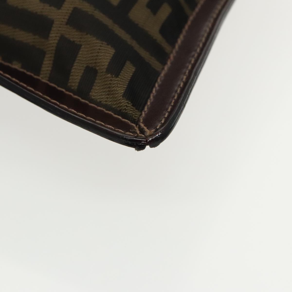 Fendi Zucca  Canvas Clutch Bag