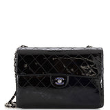 CHANEL   Classic Single Flap Bag Stitched Patent Medium