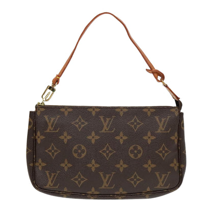Louis Vuitton Pochette Accessoire  Canvas Clutch Bag