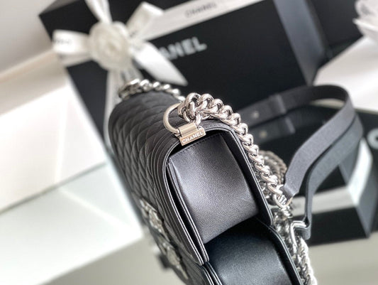 CHL - Mini Classic Flapbag Black For Women 15cm/5.9 in