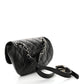 Amelia Calfskin Quilted CC Uniform Flap Belt Bag Black