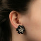 Boucles d'oreilles camélias Chanel