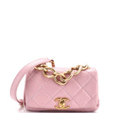CHANEL Color Match Flap Bag Quilted Lambskin Mini