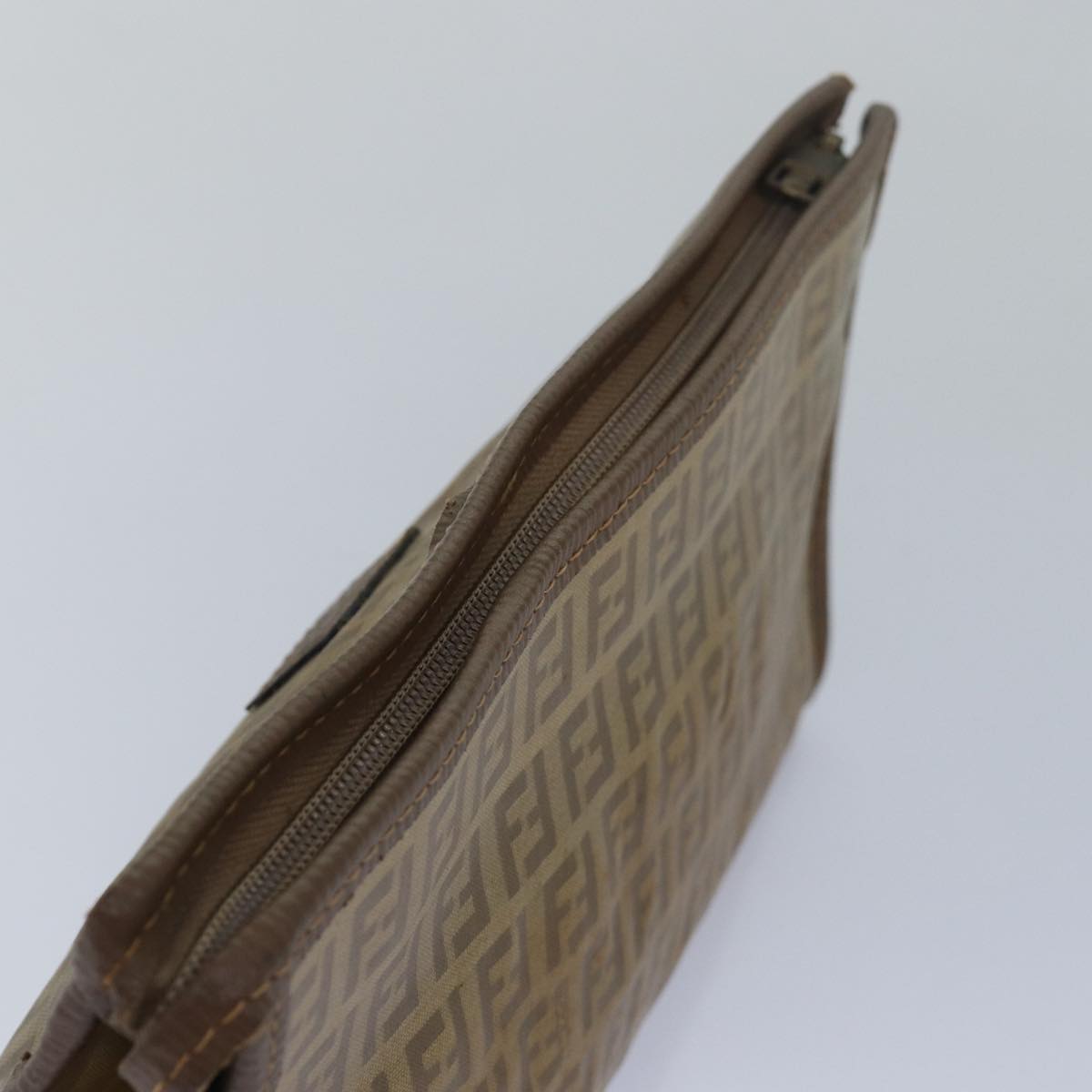 Fendi Zucca  Canvas Clutch Bag