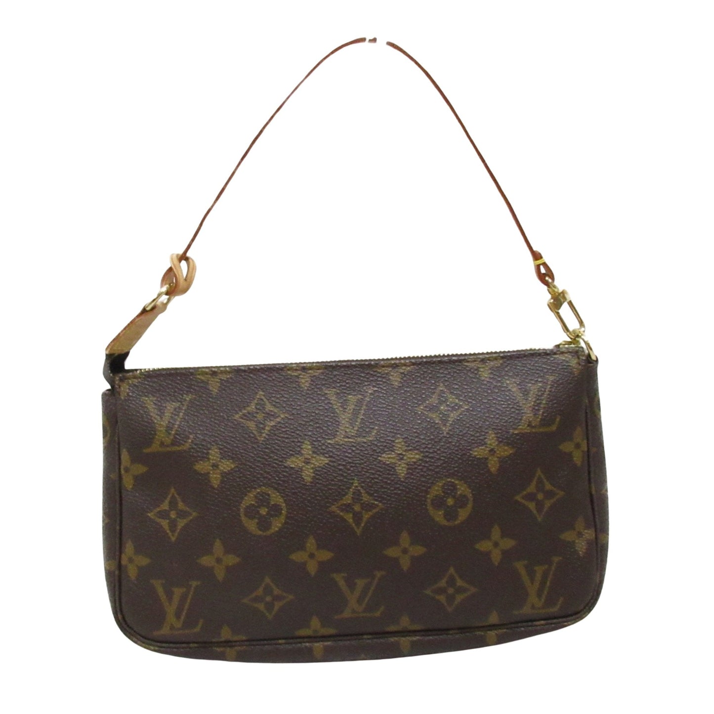 Louis Vuitton Pochette Accessoire  Canvas Clutch Bag