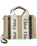 CHL - CC o? Woody Mini Canvas & Leather Tote