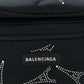 Balenciaga Nylon Eiffel Strassed Beltpack Black