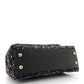 Amelia Tweed Sequin Mini Coco Handle Flap Black