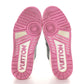 Louis Vuitton Calfskin LV Trainer Maxi Sneakers Black Pink
