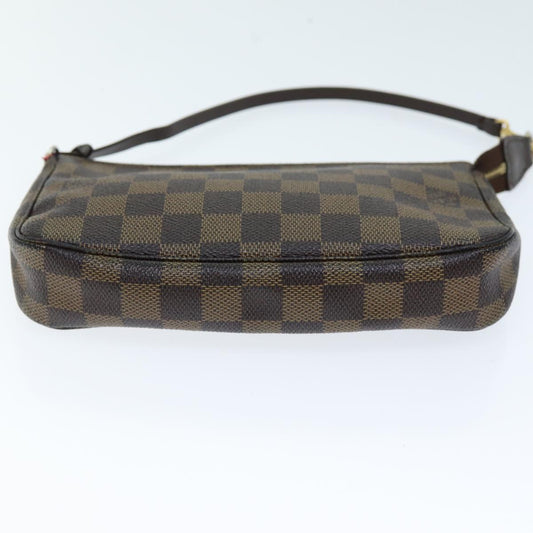 Louis Vuitton Pochette Accessoire  Canvas Clutch Bag