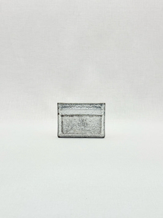 DIOR Silver Card Holder