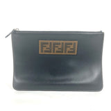 Fendi   Leather Clutch Bag (Pre-Owned)