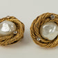 Boucles d'oreilles nid Chanel 1984