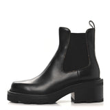 Louis Vuitton Calfskin Monogram Beaubourg Ankle Boots Black