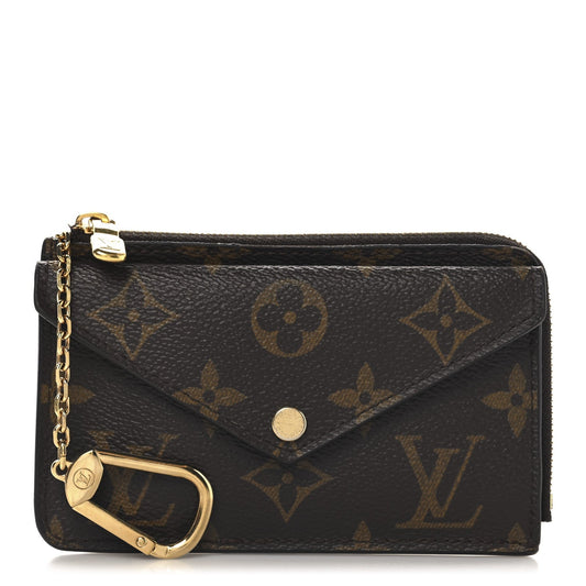 Louis Vuitton Monogram Recto Verso Card Holder Black