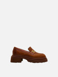 CHANEL Brown Quilted Size EU 37.5 Moccasins