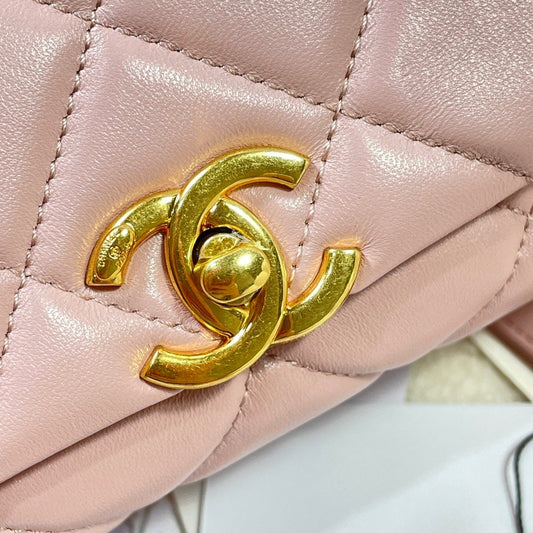CHL - Large Flap Bag Gold Hardware PiNike For Women Handbags, Shoulder Bags 9.1in/23AmeliaAS3367