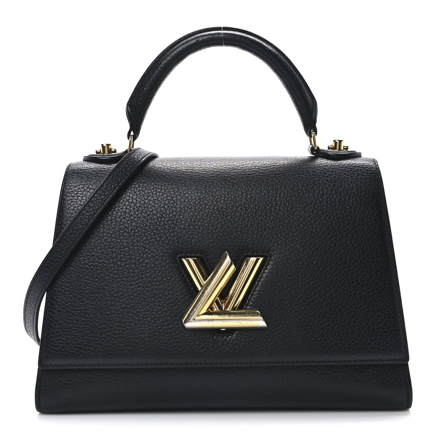 Louis Vuitton Taurillon Twist One Handle MM Black