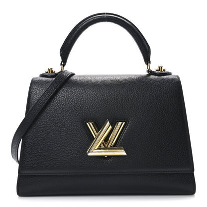 Louis Vuitton Taurillon Twist One Handle MM Black