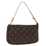Louis Vuitton Pochette Accessoire  Canvas Clutch Bag