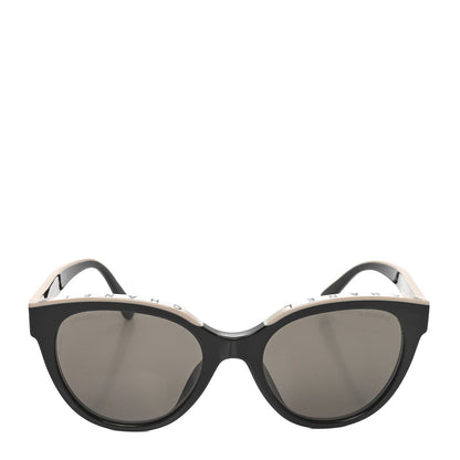 Amelia Acetate CC Butterfly Sunglasses 5414-A Black Beige